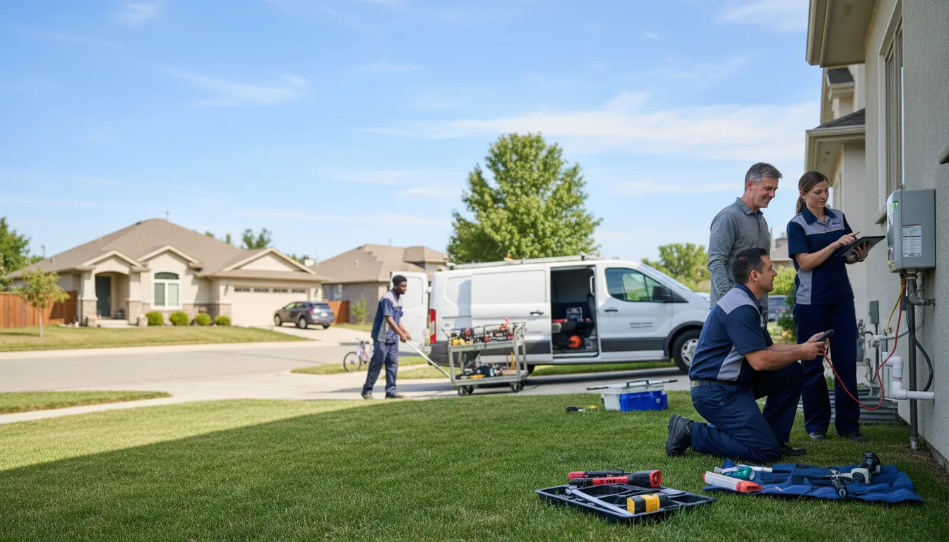 Tankless water heater service in Dix, NE